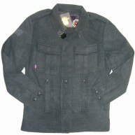 Mishka 'Pillbox Blazer' Jacket -Grey-