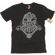 Obey 'Eagle Badge' Antique Tee -Graphite-